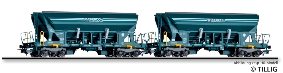 Tillig 01113 - TT - 2-tlg. Set Selbstentladewagen Enercon GmbH, Ep. VI